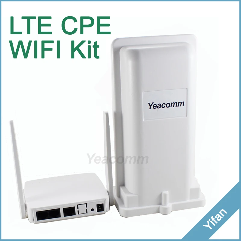 Поддержка POE YF-P11 Открытый 4g CPE маршрутизатор Точка доступа мост LTE 150 м с 8dbi встроенной антенной