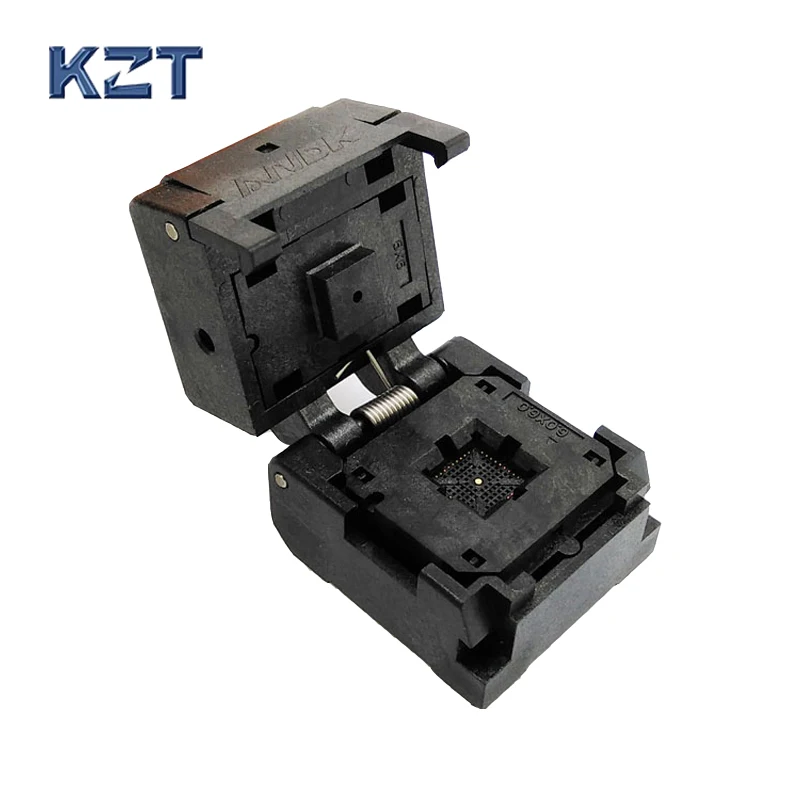 

QFN36 MLF36 Burn in Socket IC Test Socket IC550-0364-016-G Pitch 0.5mm Chip Size 6*6 Flash Adapter Clamshell Programming Socket