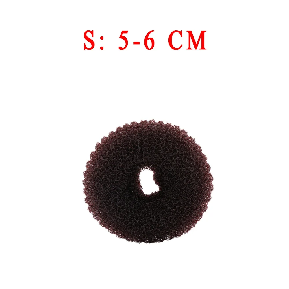 coffee 6cm Новинка; Лидер продаж; модные элегантные женские Корректировщик фигуры для девушек; пончик; кольцо для волос; булочка; Модный инструмент для укладки волос - Цвет: coffee 6cm