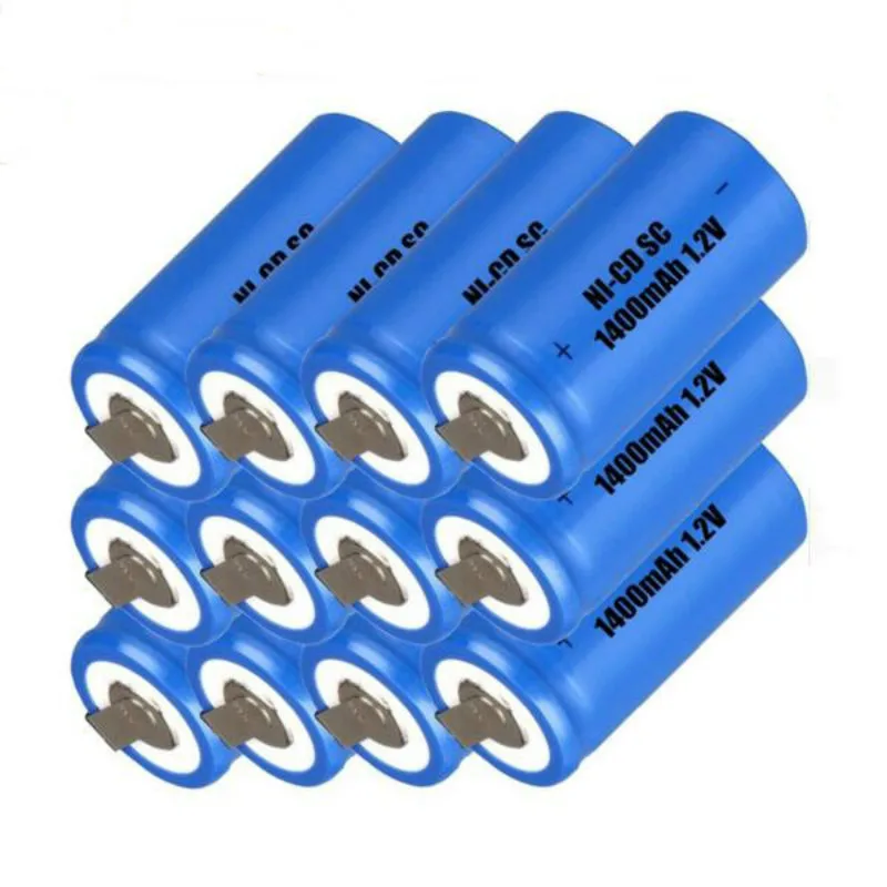 NI-CD SC 1400mah1. 2V перезаряжаемые батареи с DIY никелевая деталь для электроинструмента очень дешево