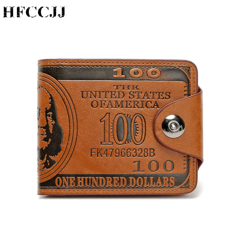 

NEW Genuine Leather Men's Wallets Dollar Credit Wallet Man Clutch PU Money Long Male Purse for Coins Pocket Carteira