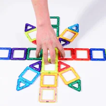 Магнитный лист 88 шт. разнообразных чохральского Магнитная строительные блоки магнитные игрушки для детей Магнитный Construction Set