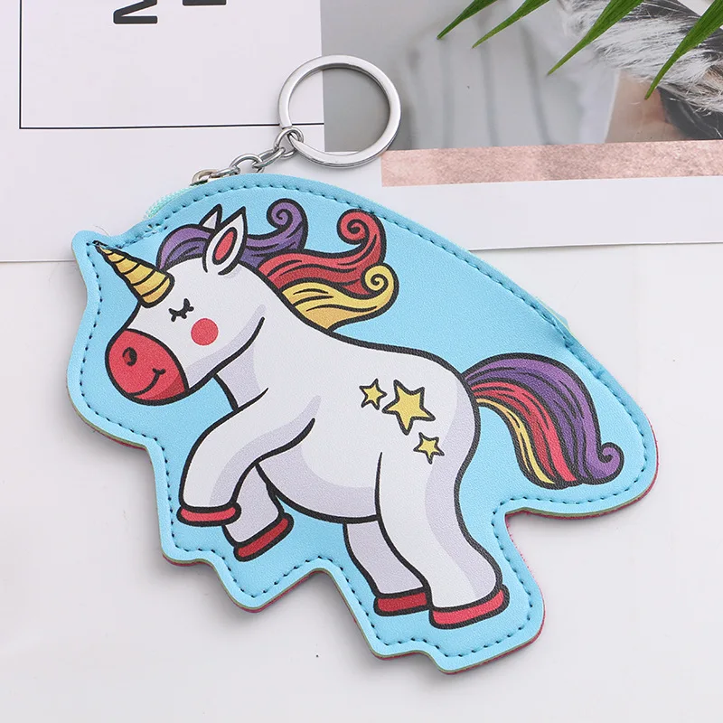 Новый необычный Детский кошелек для монет My Little Pony милый рисунок единорога сумка для монет мини-кошелек