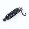 QingGear pilote Compact outil de poche Multi outil tournevis hexagonal Bit transporteur décapsuleur LED lampe de poche mousqueton Angle pilote ► Photo 2/6