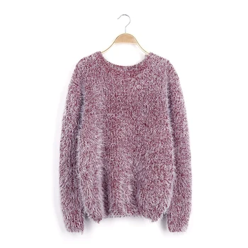 

Sueter Mujer 2019 Autumn Winter Fashion Female Loose Sweaters Round Neck Women Sweaters And Pullovers Tight Style Sweaters