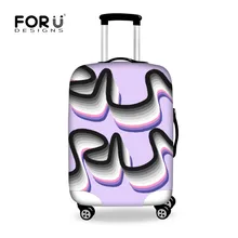 FORUDESIGNS легкие дорожные багажные Чехлы, толстые эластичные пылезащитные Чехлы для 18-30 дюймов, чехлы для чемодана