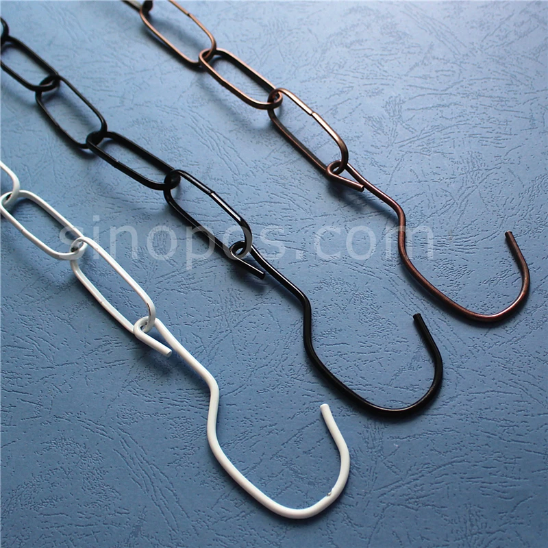 Clothing lanyards metal chain hanging clothes clothing store chain iron rings 