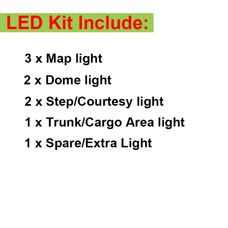 Buildreamen2 автомобиль 5630 SMD светодиодные лампы внутреннего освещения Карта Купол вежливое багажник Светодиодная лампа для авто комплект белый для dvd-плеер для Toyota Venza 2009-2012