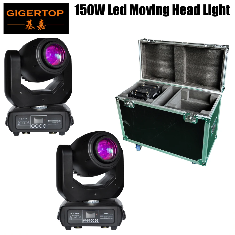 Gigertop 2IN1 Roadcase 150W Gobo Led Moving Head Light