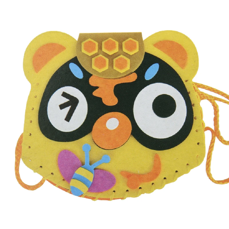 

Children Lovely EVA DIY Toy Bags Cute Flower Style Plush Backpacks Handmade Crafts Cartoon Backpacks Educational Kids Toys