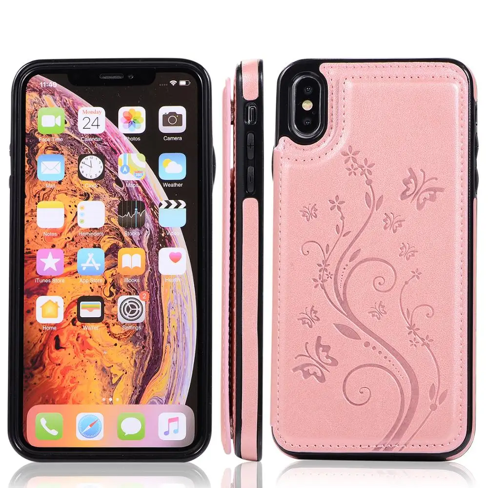 Кожаный чехол для iPhone 8 7 6 6s Plus XS Max XR|Сумки телефона| |