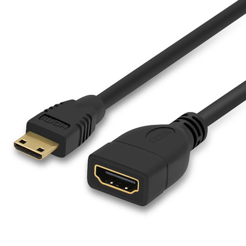 Hdmi к micro hdmi кабель адаптер Fll HD 1080p штекер к женскому кабелю mini hdmi кабель мужской женский для камеры ТВ компьютера