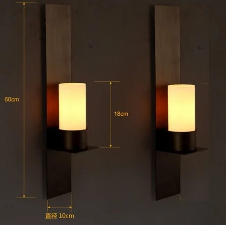 Retro Loft Style LED Wall Sconce Iron Glass Vintage Wall Lamp For Home Antique Wall Lights Indoor Lighting Luz De Pared Retro Loft Style LED Wall Sconce Iron Glass Vintage Wall Lamp For Home Antique Wall Lights Indoor Lighting Luz De Pared