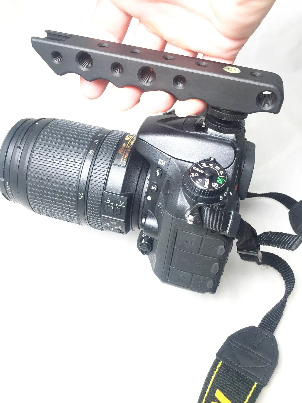 New Aluminum Video top Alloy Handgrip Handle Grip 1/4" for DSLR Video