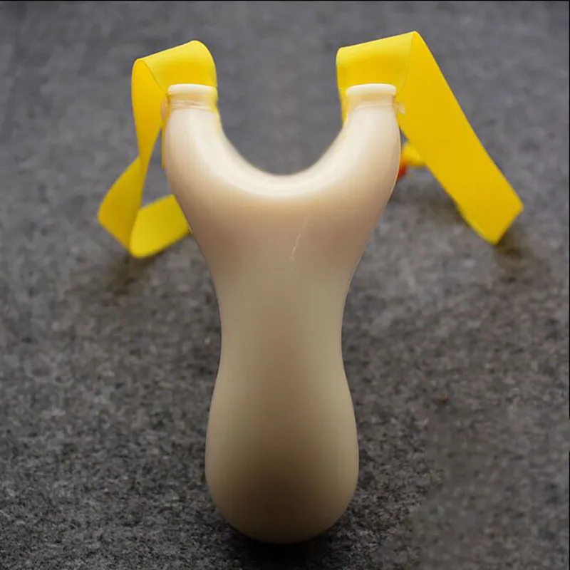 

High Quality Outdoor Shooting ABS -Resin Slingshot with Flat Rubber Band for Newcomer Outdoor Sports Hunting