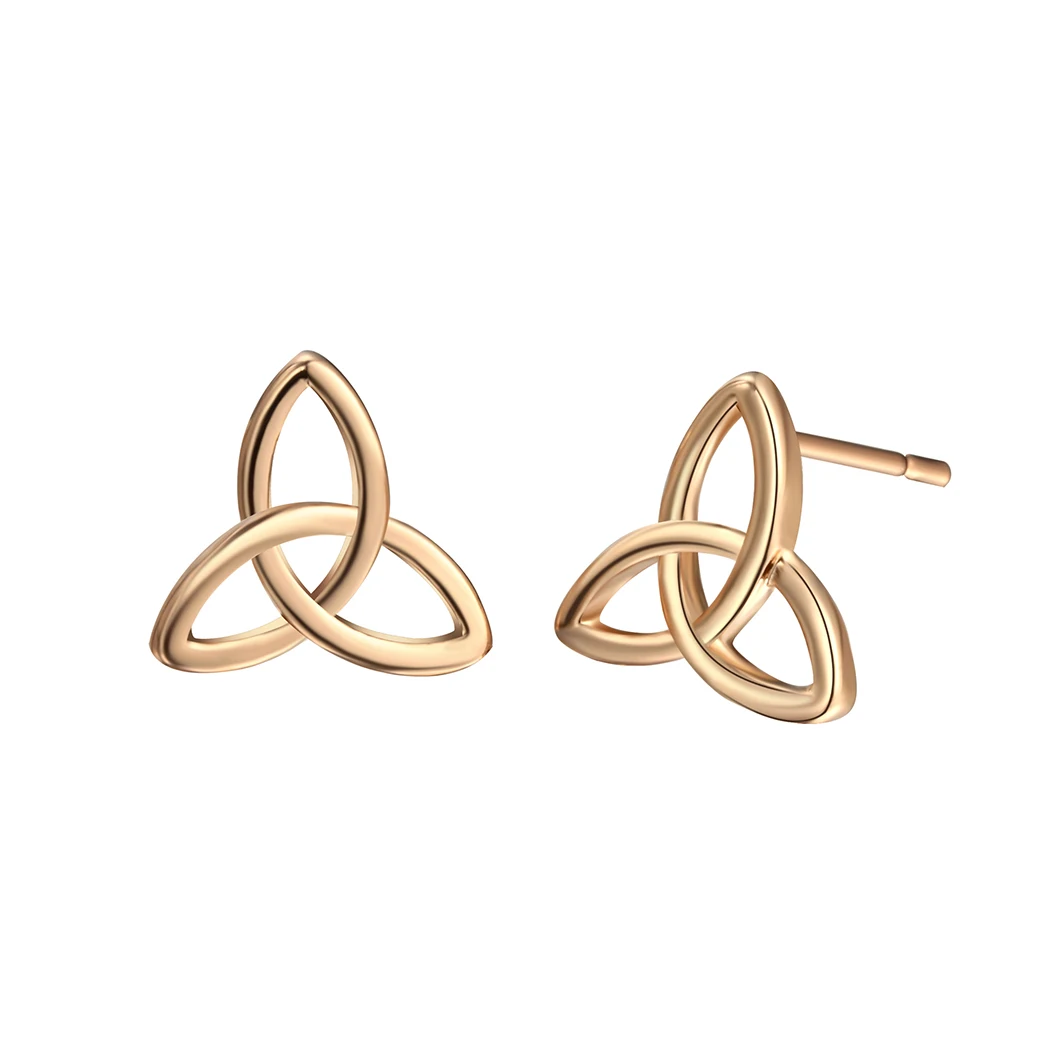 

Tiny Knot Stud Triangle Earrings For Women Simple Bowknot Geometric Earring Simple Jewelry For Women Kids Luxury