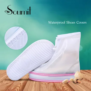 

Soumit 360 Degree Waterproof Rain Shoe Cover for Men Women All Seasons Shoes Protector Boot Covers Reusable Overshoes Accessorie