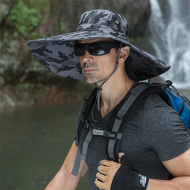 Breathable Wide Brim Hat, Uv Sun Protection Hat