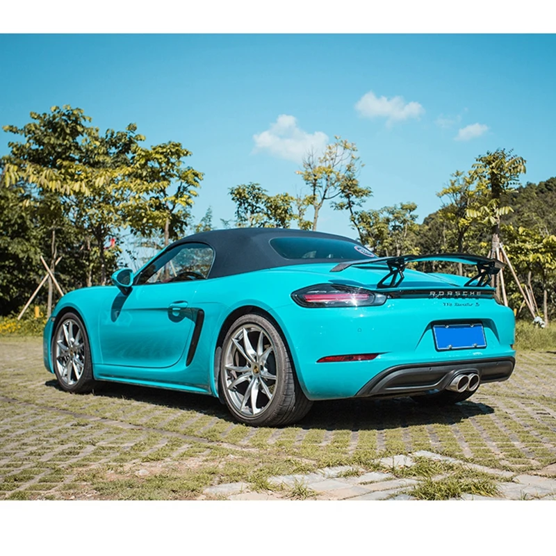 Спойлер из углеволокна для Porsche 911 718 Boxster Cayman- Спойлеры-крылья высокого качества аксессуары для модификации автомобиля