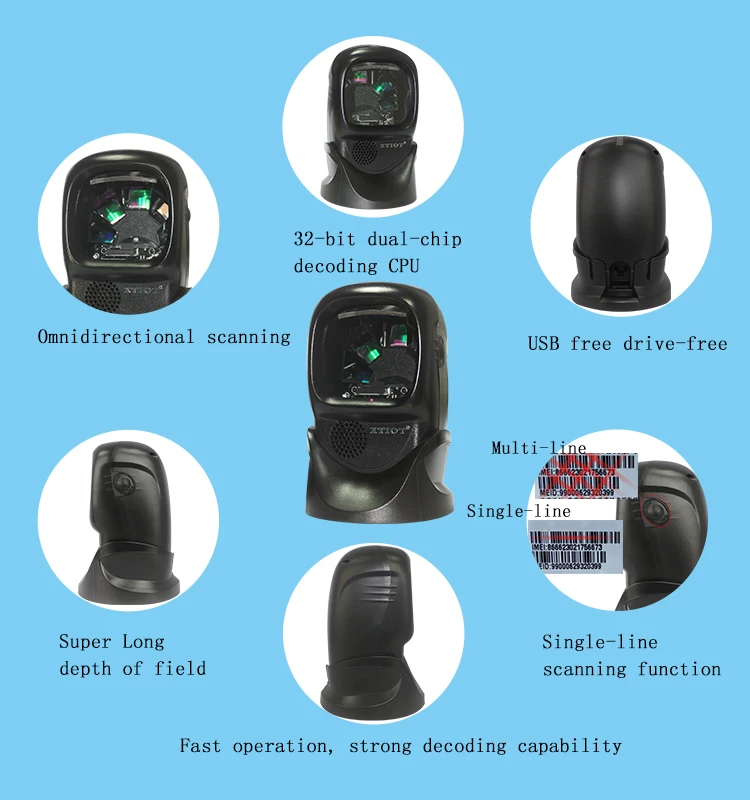 QR code 1d scanner