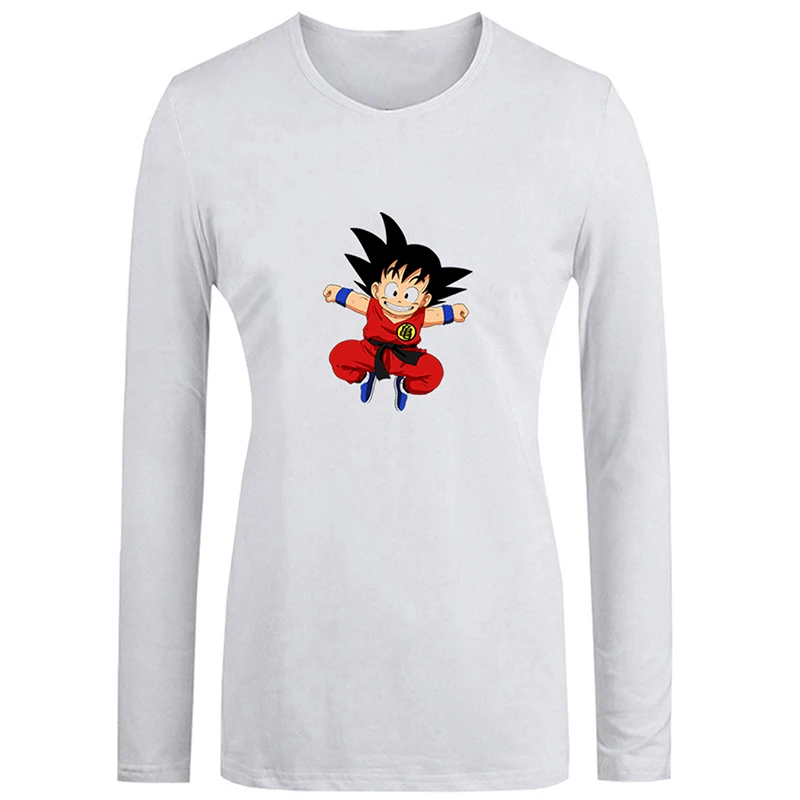 Мультфильм Dragon Ball Z Goku I Love Нью-Йорк держать один свернутый дизайн женская футболка с принтом графическая хлопковая Футболка - Цвет: icSW807C