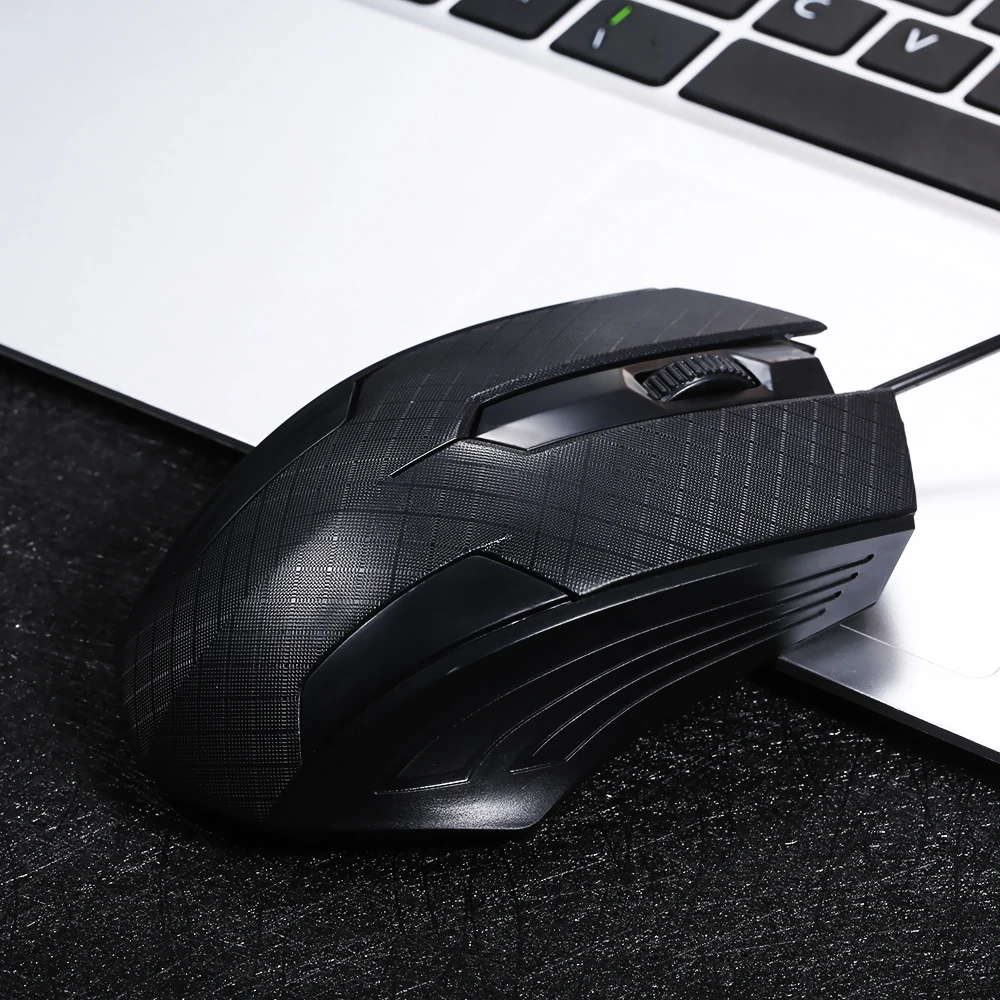 Gamed Mouse 3 кнопочная USB оптическая проводная мышь с 1 м шнуром совместима Windows 7/8/10/XP