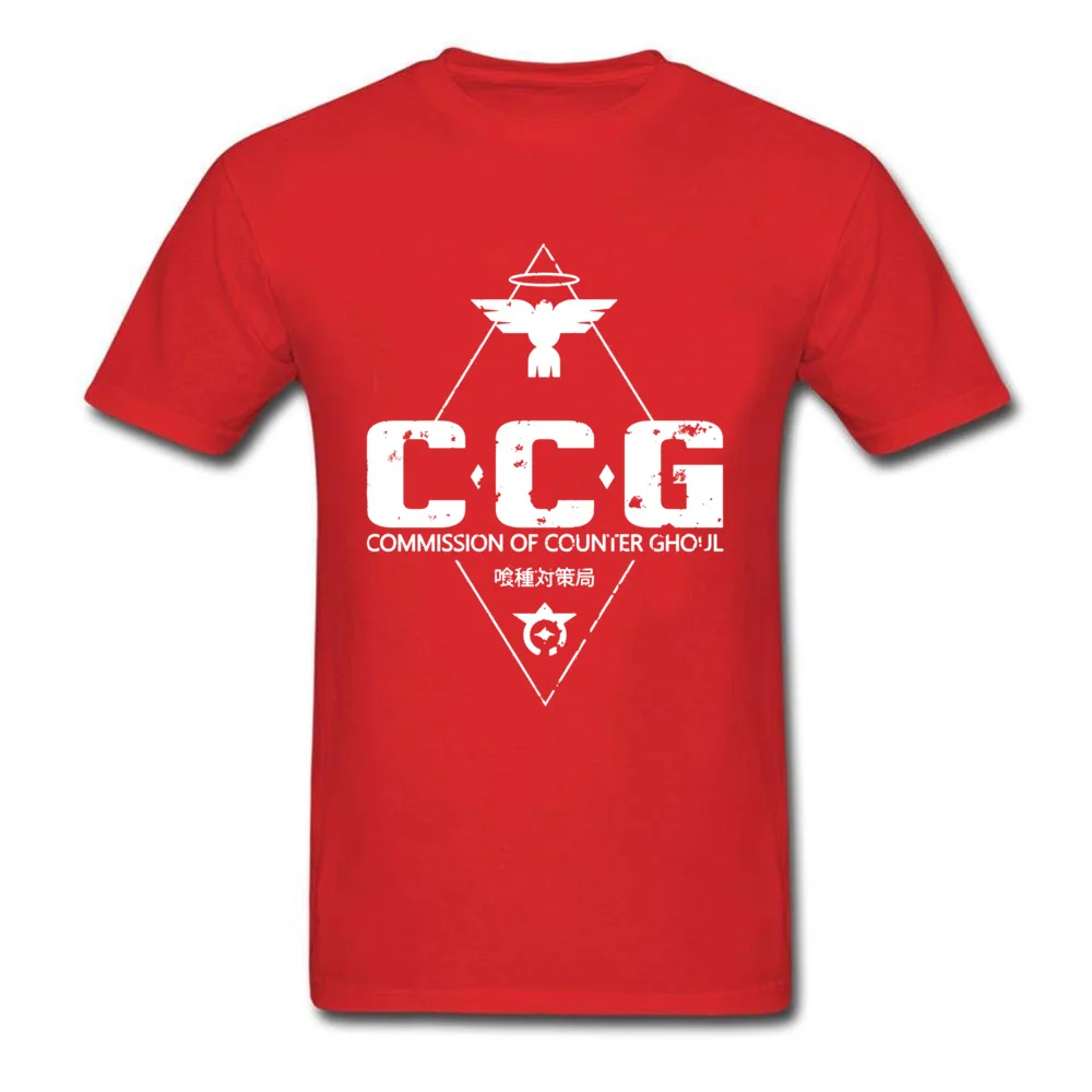 CCG PROJECT Tops Tees Graphic Crewneck Birthday Short Sleeve Pure Cotton Men T Shirt Printed On Tees Free Shipping CCG PROJECT red
