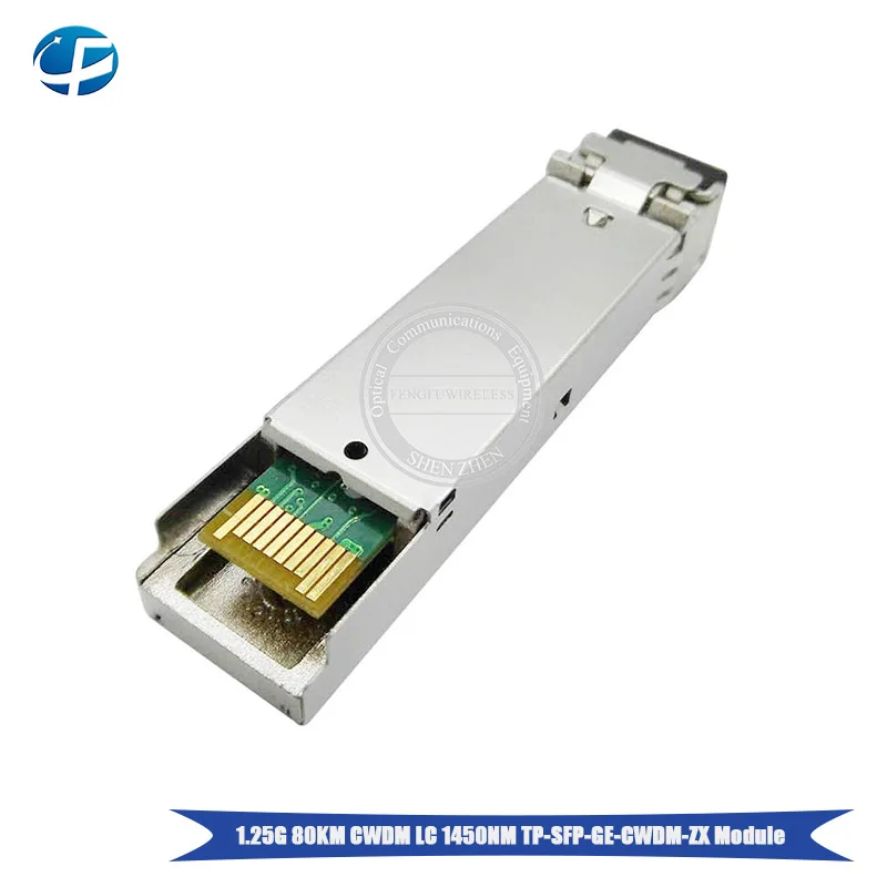 Горячая 1 пара трансивер sfp-модуля 1,25 г 80 км CWDM LC 1450NM с DOM и функциональным логотипом 1,25 г 80 км CWDM LC 1450NM