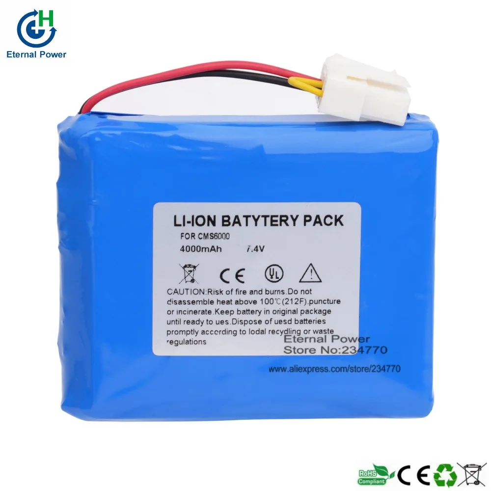 Monitoring System battery Replacement For CONTEC CMS6000 Medical