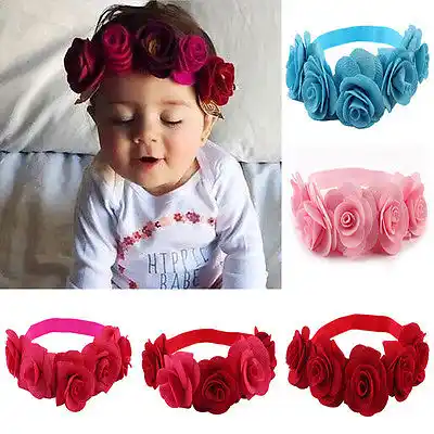 baby girl red headband