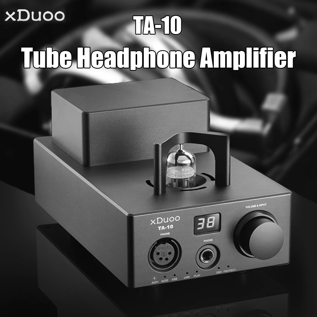 

Xduoo TA-10 AK4490 XMOS USB DSD DAC 12AU7 Tube Headphone Amplifier AUX Input Digital Interface High Performance Balanced Power