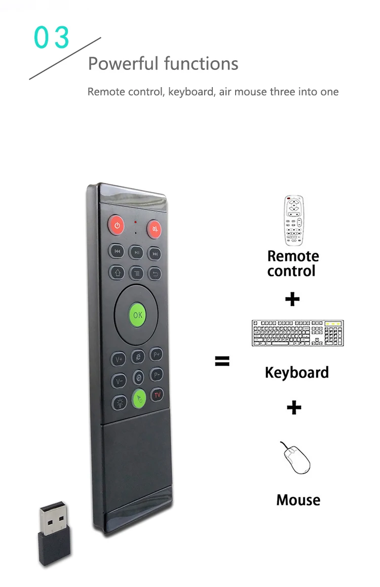 TZ16 клавиатура 2,4G Air mouse беспроводная Клавиатура Тачпад ручной пульт Дистанционного Управления Гироскоп светодиодный Подсветка для Android tv Box PC