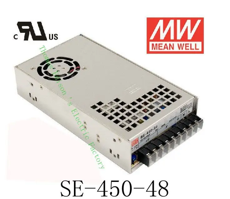 450W 48V 9.4A power suply unit ac to dc power supply SE 450 48 Original