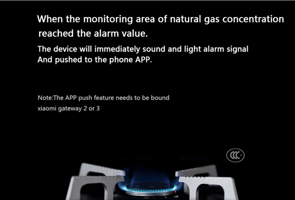Xiaomi Mijia Honey Well Smoke&Gas Alarm Detector Audible And Visual Alarm Work With Gateway Hub Smoke Detector Smart Home # (10)
