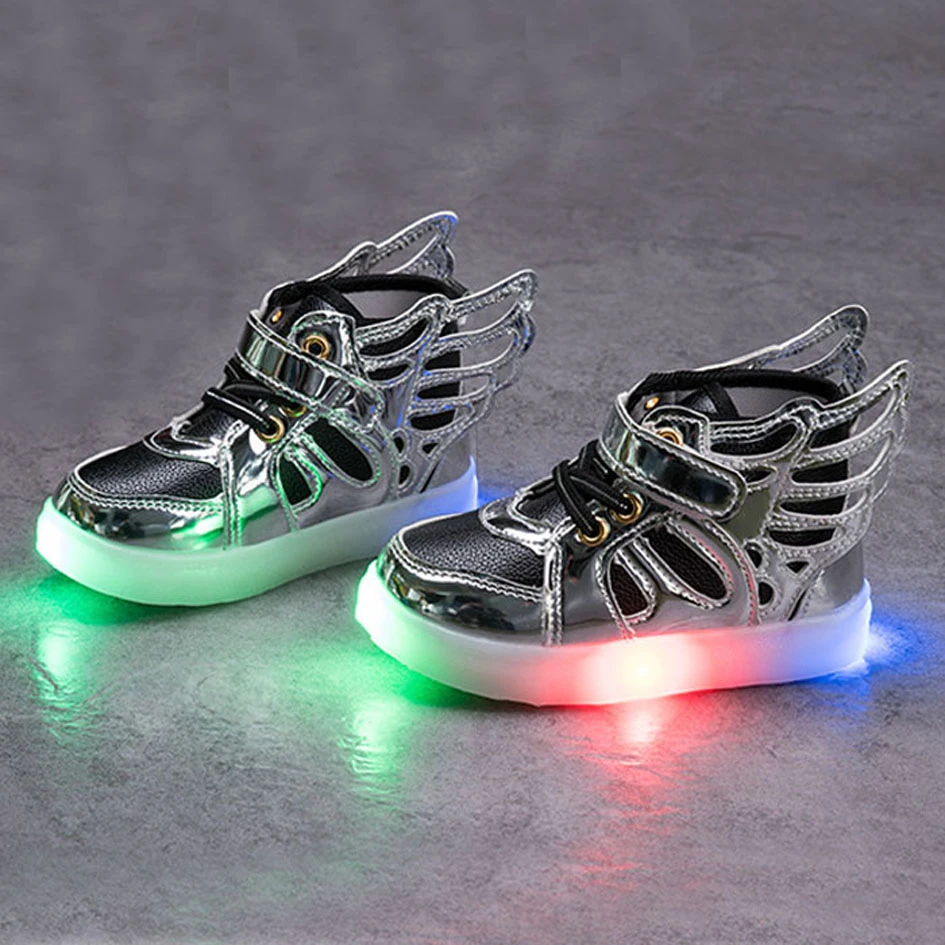 eigendom Voorafgaan automaat Kitiin Baby Sneakers Lichtgevende Vleugels Schoenen Voor Kids Gloeiende  Sneakers Licht Zolen Led Jongens Schoeisel Verlichte Gym Schoenen Voor  Meisjes|shoes for baby|baby shoesshoes for baby boy - AliExpress