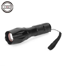 LUGER светодиодный красный светильник, светильник-вспышка, наружный дальний зум, походный фонарь, Тактический красный лазерный прицел для охоты, Воздушная винтовка, страйкбол