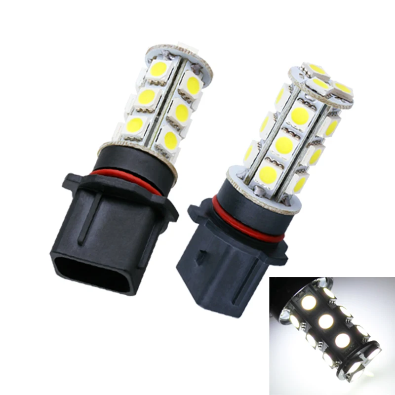 2 шт. P13W 18 SMD 5050 Чистый белый вождения DRLFog 18 светодиодный Автомобильный светодиодный светильник лампы Автостоянка светильник источник 12В оптом