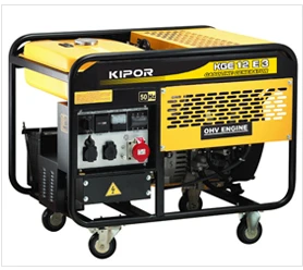 Sea Shipping Gasoline Generator KGE12E3 Kipor Three Phase 230/400V 10kVA Outdoor field wild blowing Sea Shipping Gasoline Generator KGE12E3 Kipor Three Phase 230/400V 10kVA Outdoor field wild blowing