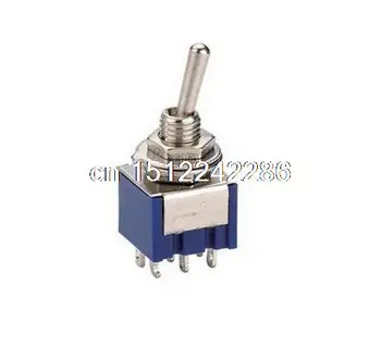 

100pcs 6-Pin DPDT ON-ON Toggle Switch 6A 125VAC Mini Switches