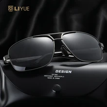 2017 Brand New Polarizerd Sunglasses Men Glass Mirror Green Lense Vintage Sun Glasses Eyewear Accessories Oculos 200