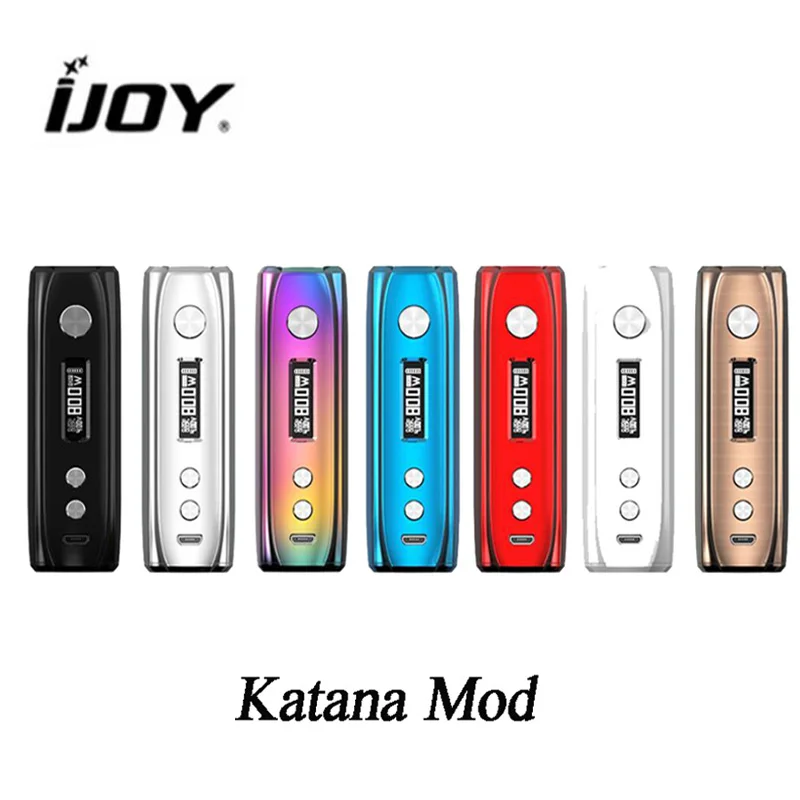 

New Original Ijoy Katana Mod 81W Vape With POWER/POD/MTL And PASS Modes&3000mah Built-in Battery Fit RDA RTA E-Cigarette Vapor