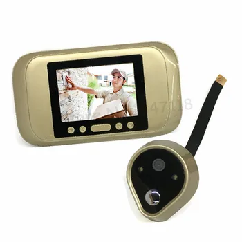 

2017 3.2" Smart Wirelss Photo/Video Recording Door Peephole Camera Home Security Digital Door Eye Peephole Viewer With Doorbell