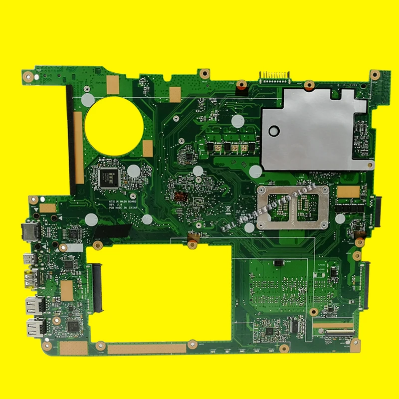  N751JX Laptop motherboard for ASUS N751JX N751JK N751J N751J Test original mainboard LVDS/EDP I7-47
