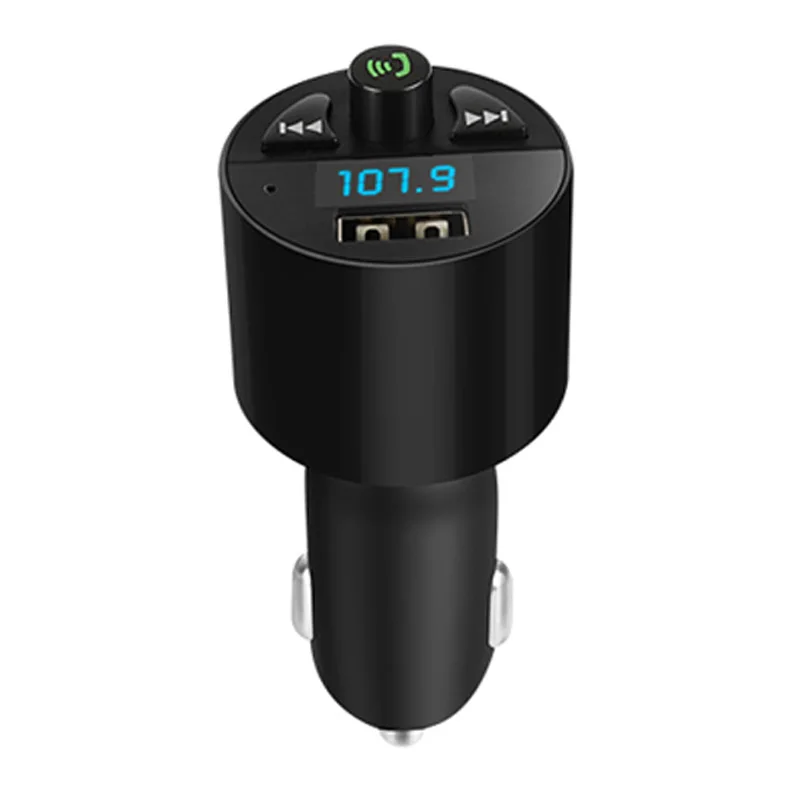 

Car MP3 Music Player Bluetooth Handsfree USB 2.1A Charger Support TF Card 360 Rotation with LED HD Display