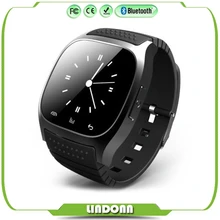 2016 heißer Verkauf Smartwatch M26 Sport Bluetooth Smart Uhr Mit LED Musik-player Schrittzähler Für Apple IOS Android Smartphone