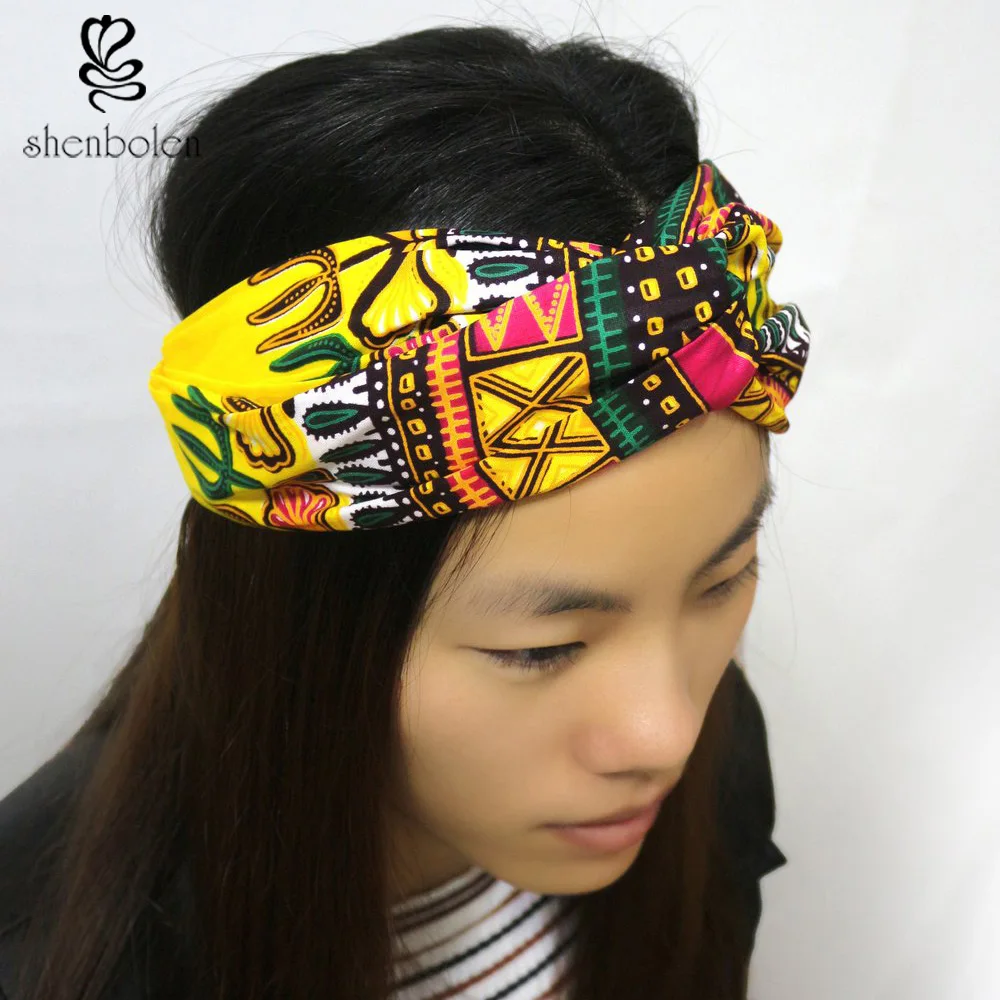 ankara ruffle headband