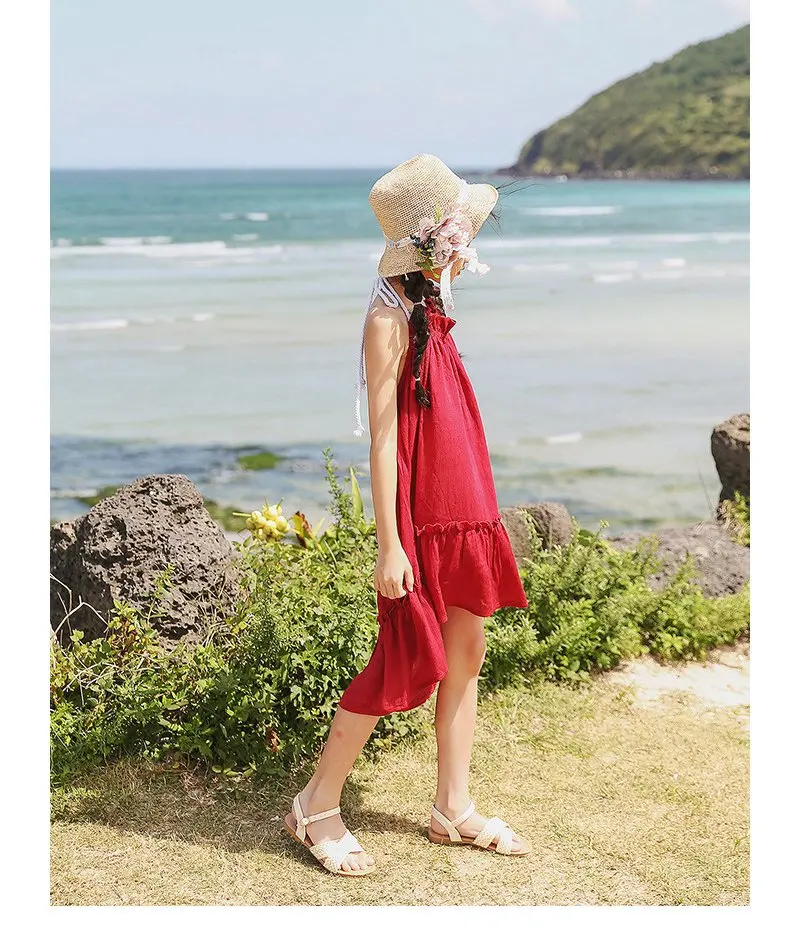 teenage girl beach dress s108-16