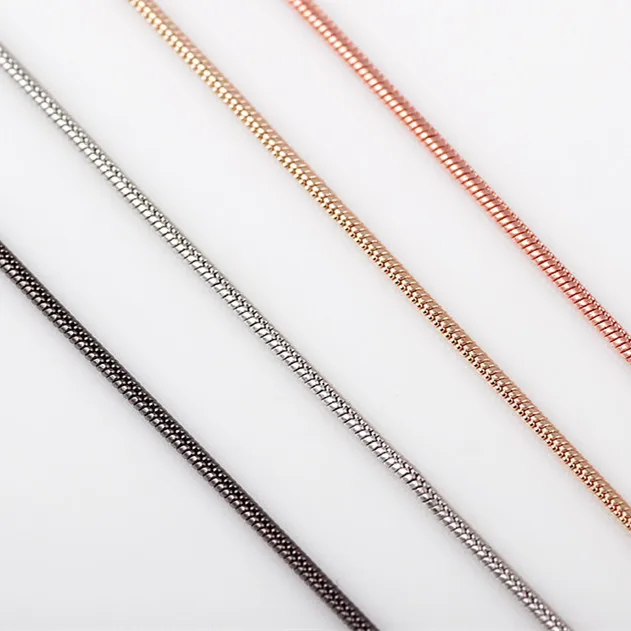 2016-Newest-4-colors-Fashion-Alloy-Snake-Chain-Necklace-Women-65mm-Snake-Chain-fit-Floating-Locket