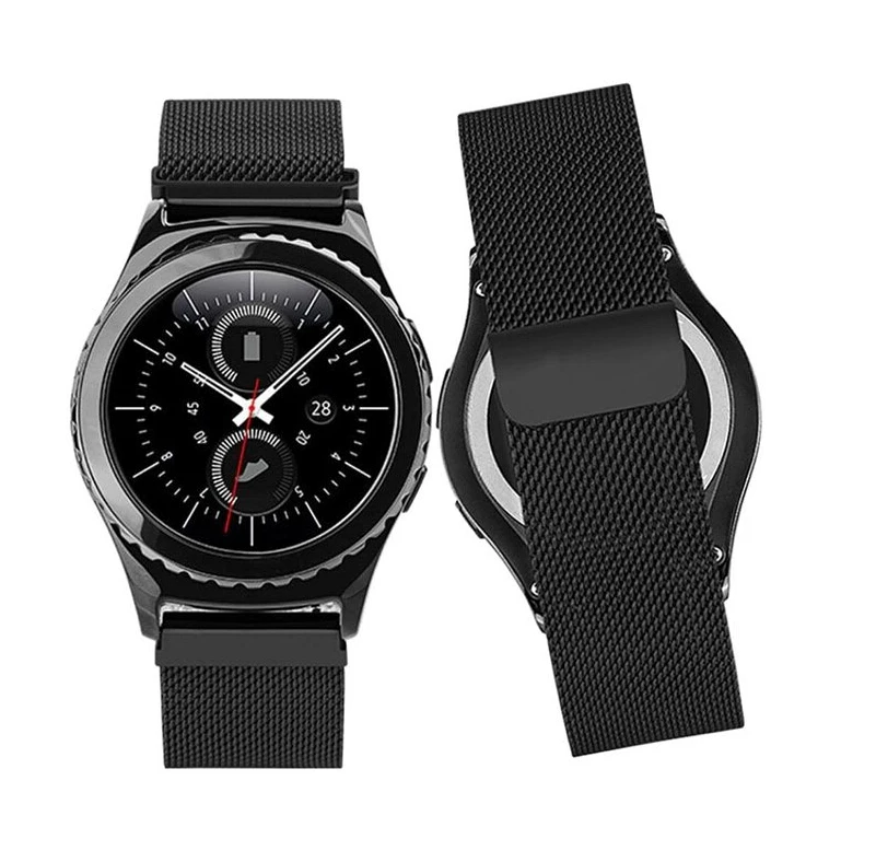 

High Quality Magnetic Milanese Loop Stainless Steel Mesh Watchband For Samsung Gear S2 Classic Strap Replacement