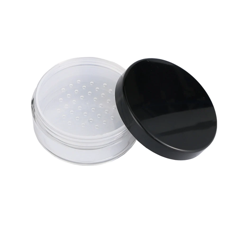 

1Pc Convenient Empty Loose Powder Jar Container Travel Makeup Cosmetic Case Sifter Puff Box Plastic Packing Refillable Bottles